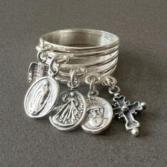 Charms ring for women