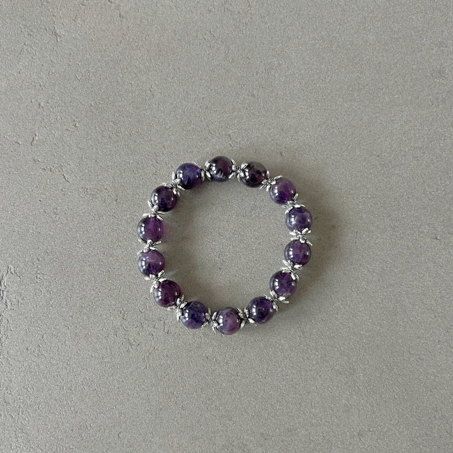 natural amethyst gemstone bracelet