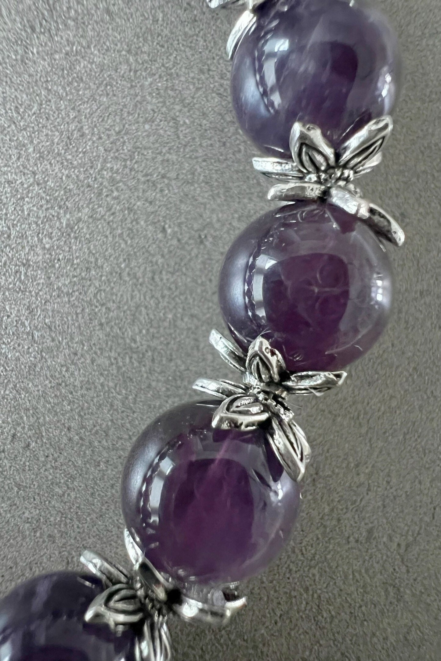 Amethyst beads