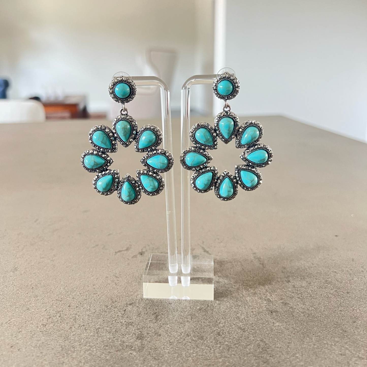 Turquoise Bohemian arrings