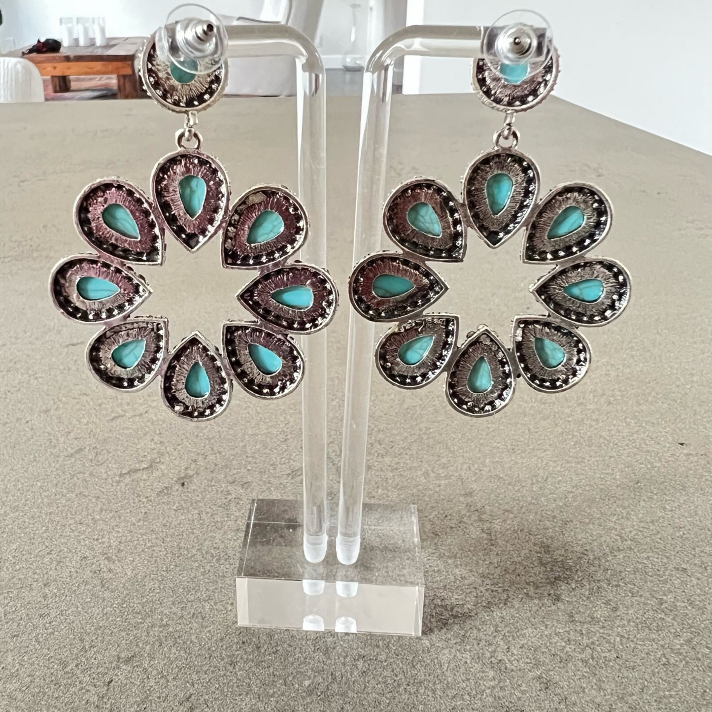 Turquoise Bohemian arrings