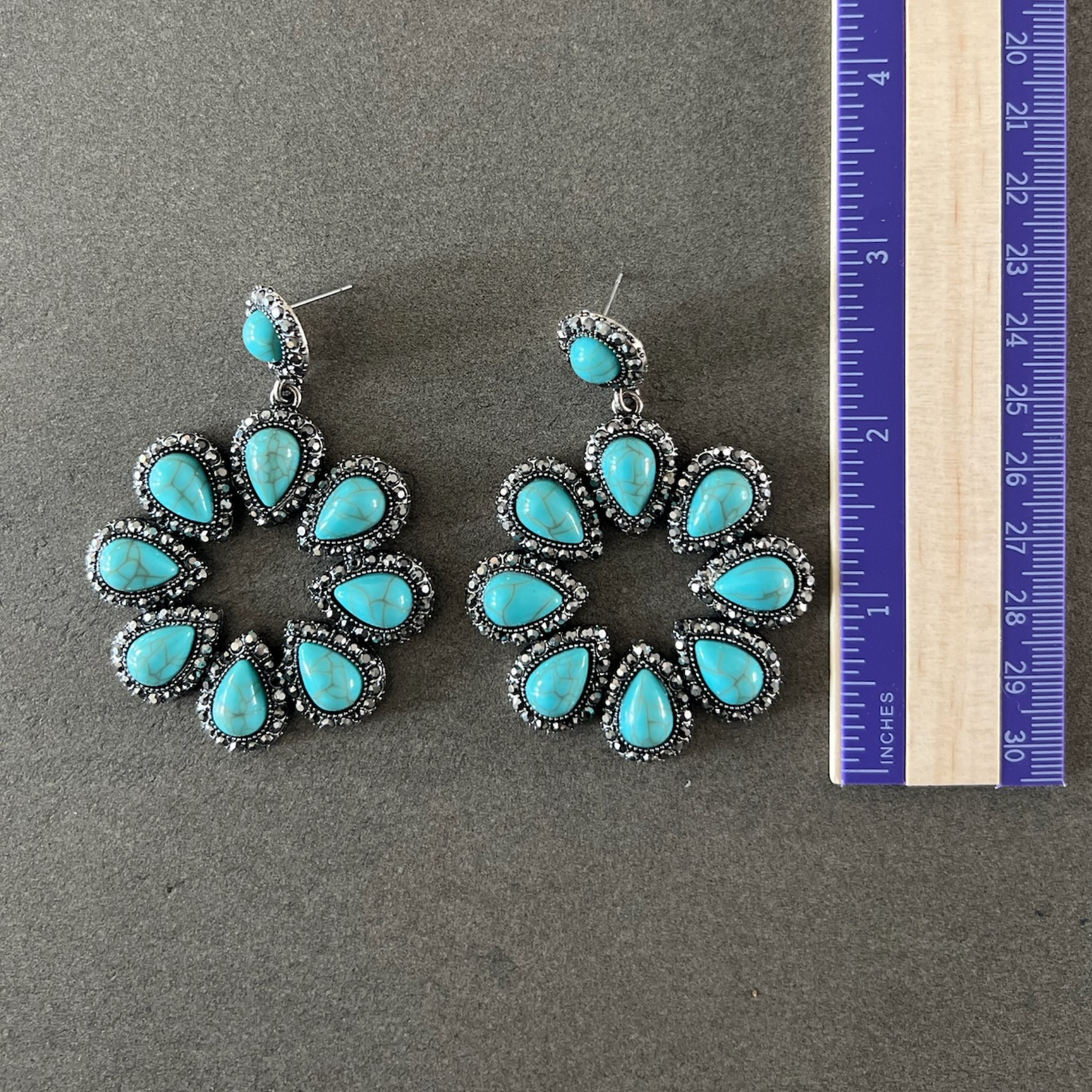 Turquoise Bohemian arrings