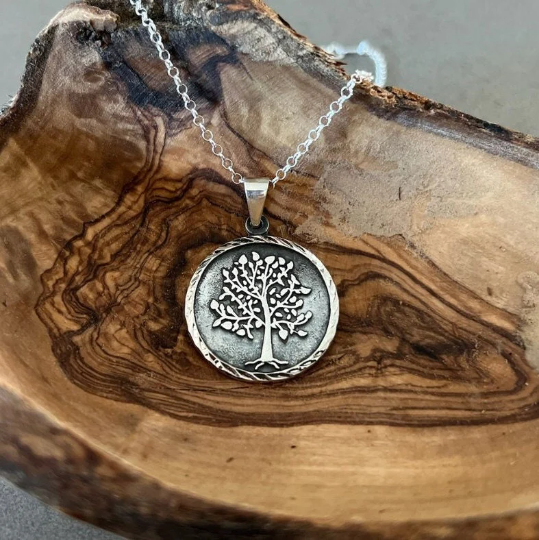 Silver Tree of Life Pendant Necklace