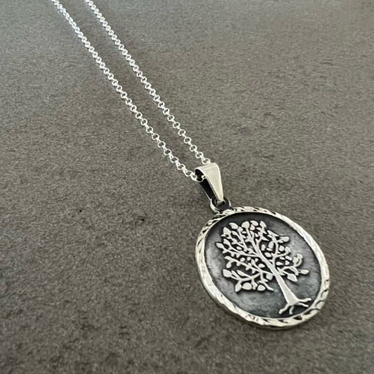 Silver Tree of Life Pendant Necklace