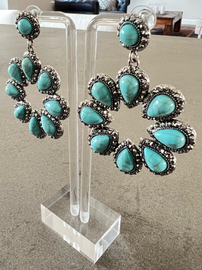 Turquoise Bohemian arrings