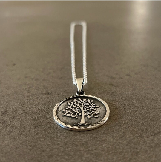 Silver Tree of Life Pendant Necklace