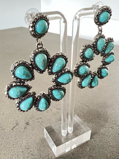 Turquoise Bohemian arrings