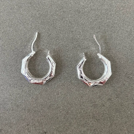 Geometric Hoop earrings